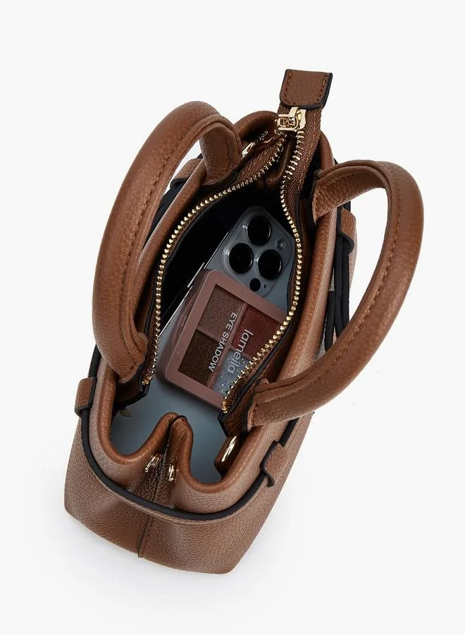 Celeste BROWN Celeste Grainy Pu Totes for Women | Best Price UAE